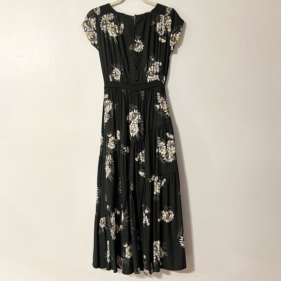 Free People All I Got Tiered Ruffle Floral Maxi Dress Women’s Size 4 - Picture 6 of 16